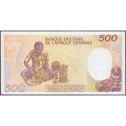 Tchad - Pick 9c - 500 francs - Série D.04 - 01/01/1990 - Etat : SUP