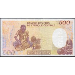 Tchad - Pick 9c - 500 francs - Série D.04 - 01/01/1990 - Etat : TTB+