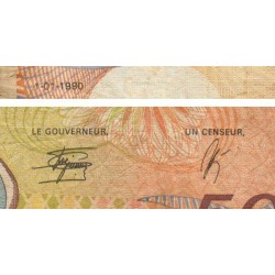 Tchad - Pick 9c - 500 francs - Série F.04 - 01/01/1990 - Etat : TB-