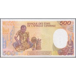 Tchad - Pick 9e - 500 francs - Série V.04 - 01/01/1992 - Etat : TTB+