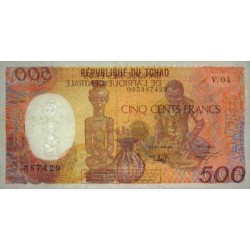 Tchad - Pick 9e - 500 francs - Série V.04 - 01/01/1992 - Etat : TTB+