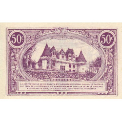 Bergerac - Pirot 24-35 - 50 centimes - 12/07/1920 - Etat : SUP