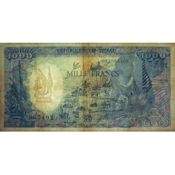 Tchad - Pick 10Aa_1 - 1'000 francs - Série Z.01 - 01/01/1985 - Etat : TB+