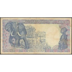 Tchad - Pick 10Aa_1 - 1'000 francs - Série C.02 - 01/01/1985 - Etat : TB+