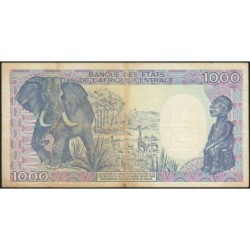 Tchad - Pick 10Aa_1 - 1'000 francs - Série N.02 - 01/01/1985 - Etat : TB