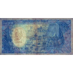 Tchad - Pick 10Aa_1 - 1'000 francs - Série R.02 - 01/01/1985 - Etat : TB+