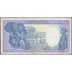 Tchad - Pick 10Aa_2 - 1'000 francs - Série K.05 - 01/01/1988 - Etat : TTB-