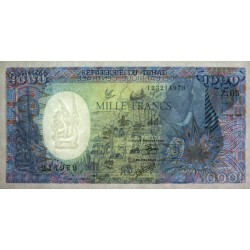 Tchad - Pick 10Aa_3 - 1'000 francs - Série Z.05 - 01/01/1989 - Etat : NEUF