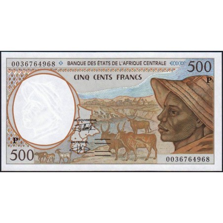 Tchad - Afrique Centrale - Pick 601Pg - 500 francs - 2000 - Etat : NEUF