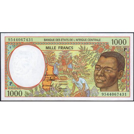 Tchad - Afrique Centrale - Pick 602Pc - 1'000 francs - 1995 - Etat : pr.NEUF