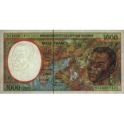 Tchad - Afrique Centrale - Pick 602Pc - 1'000 francs - 1995 - Etat : pr.NEUF