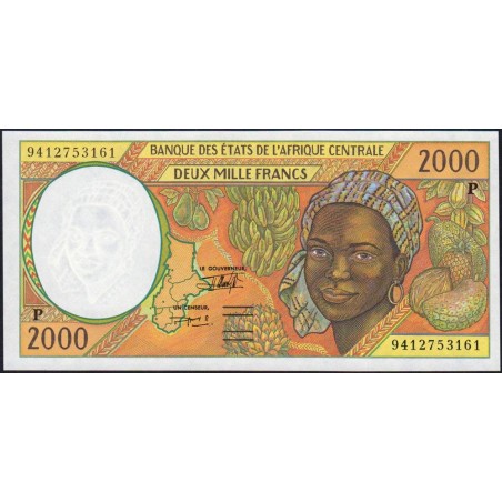 Tchad - Afrique Centrale - Pick 603Pb - 2'000 francs - 1994 - Etat : NEUF