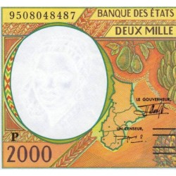 Tchad - Afrique Centrale - Pick 603Pc - 2'000 francs - 1995 - Etat : SUP+