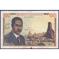 Cameroun - Pick 10 - 100 francs - Série B.1 - 1962 - Etat : TB-