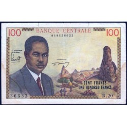 Cameroun - Pick 10 - 100 francs - Série R.20 - 1962 - Etat : TB-