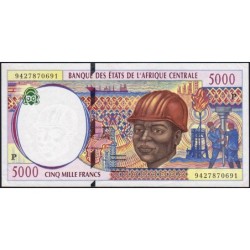 Tchad - Afrique Centrale - Pick 604Pa - 5'000 francs - 1994 - Etat : SPL