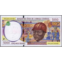 Tchad - Afrique Centrale - Pick 604Pe - 5'000 francs - 1999 - Etat : pr.NEUF