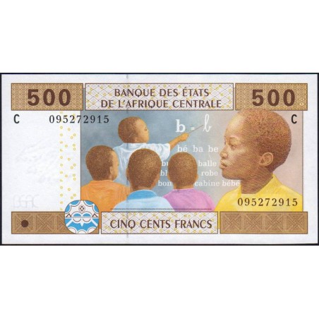 Tchad - Afrique Centrale - Pick 606Ca - 500 francs - 2002 - Etat : NEUF