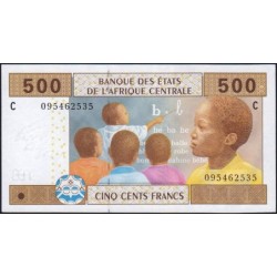 Tchad - Afrique Centrale - Pick 606Ca - 500 francs - 2002 - Etat : NEUF