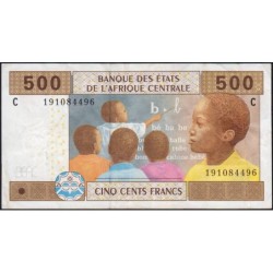 Tchad - Afrique Centrale - Pick 606Ca - 500 francs - 2002 - Etat : TTB