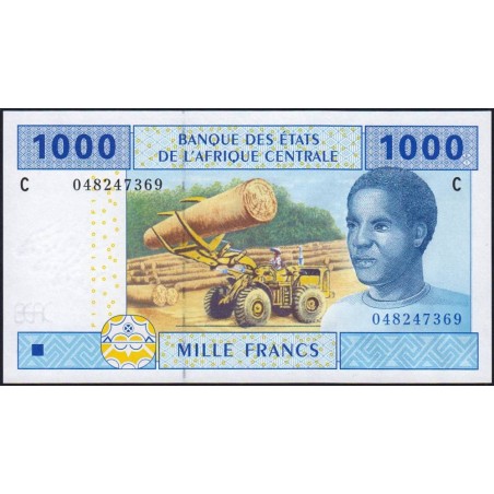 Tchad - Afrique Centrale - Pick 607Ca - 1'000 francs - 2002 - Etat : NEUF