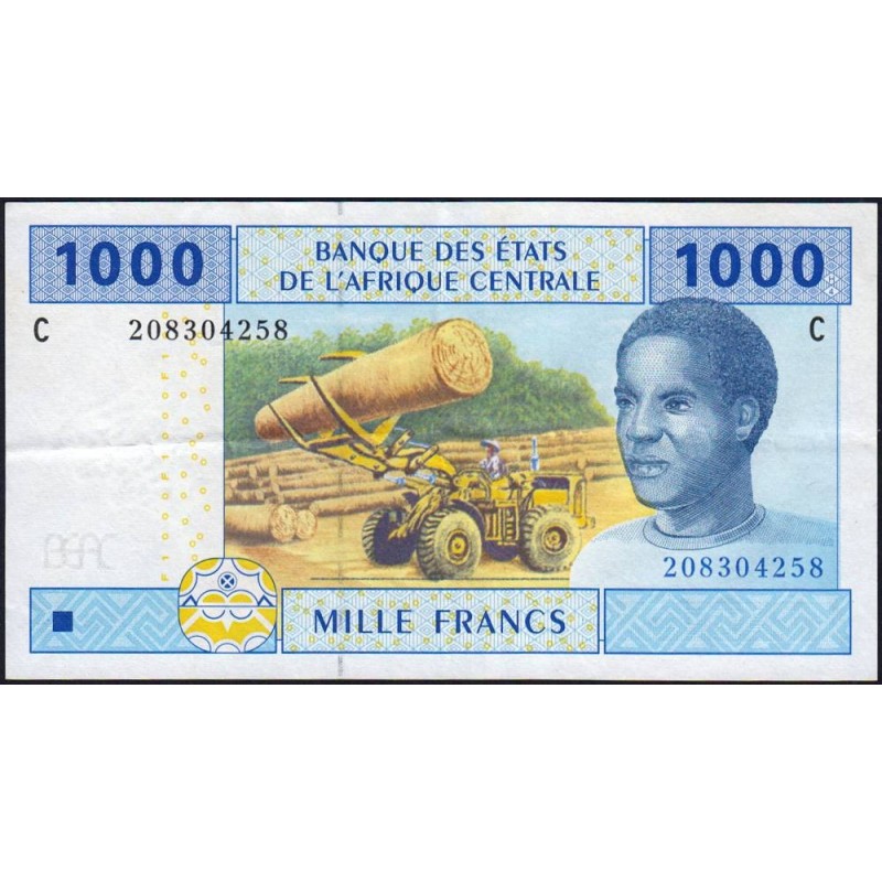 Tchad - Afrique Centrale - Pick 607Ca - 1'000 francs - 2002 - Etat : TTB