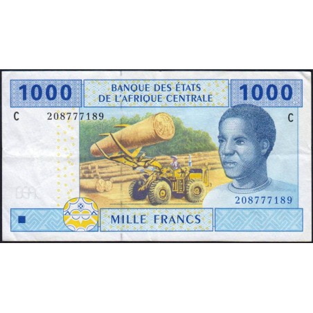 Tchad - Afrique Centrale - Pick 607Ca - 1'000 francs - 2002 - Etat : TTB