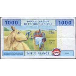 Tchad - Afrique Centrale - Pick 607Ca - 1'000 francs - 2002 - Etat : TTB