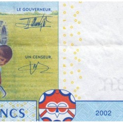 Tchad - Afrique Centrale - Pick 607Ca - 1'000 francs - 2002 - Etat : TTB