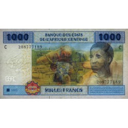 Tchad - Afrique Centrale - Pick 607Ca - 1'000 francs - 2002 - Etat : TTB