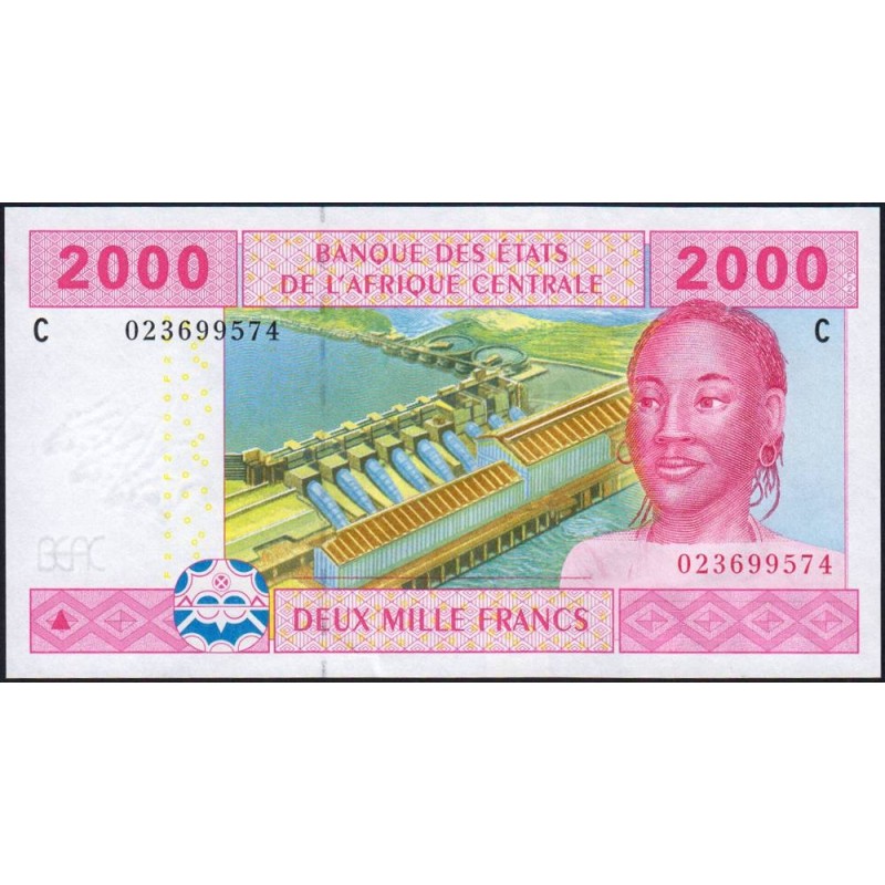 Tchad - Afrique Centrale - Pick 608Ca - 2'000 francs - 2002 - Etat : NEUF