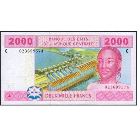 Tchad - Afrique Centrale - Pick 608Ca - 2'000 francs - 2002 - Etat : NEUF