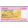 Tchad - Afrique Centrale - Pick 608Ca - 2'000 francs - 2002 - Etat : NEUF