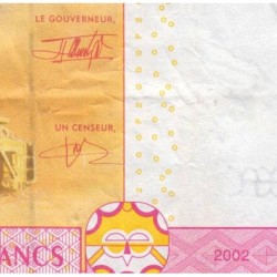 Tchad - Afrique Centrale - Pick 608Ca - 2'000 francs - 2002 - Etat : TTB