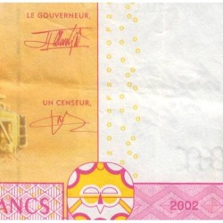 Tchad - Afrique Centrale - Pick 608Ca - 2'000 francs - 2002 - Etat : TTB