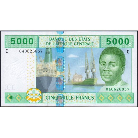 Tchad - Afrique Centrale - Pick 609Ca - 5'000 francs - 2002 - Etat : NEUF