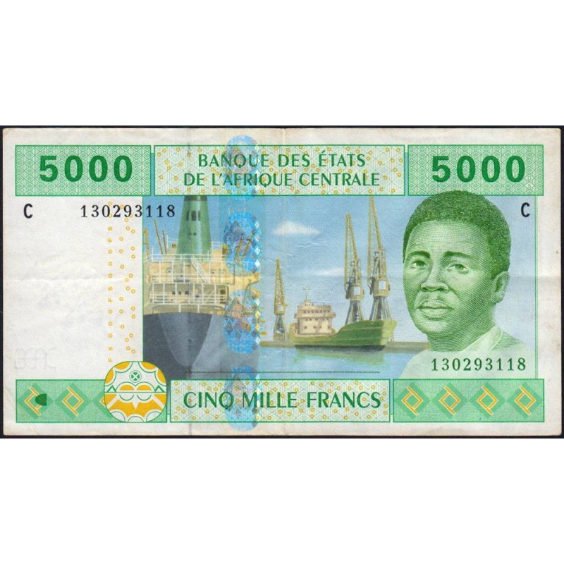 Tchad - Afrique Centrale - Pick 609Ca - 5'000 francs - 2002 - Etat : TTB-