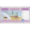 Tchad - Afrique Centrale - Pick 610Ca - 10'000 francs - 2002 - Etat : SUP