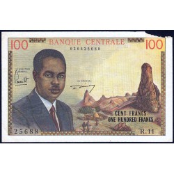 Cameroun - Pick 10 - 100 francs - Série R.11 - 1962 - Etat : B+