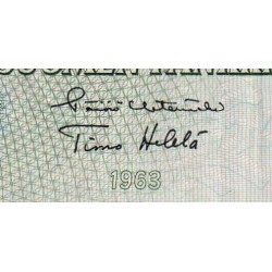 Finlande - Pick 104a_72 - 10 markkaa - Litt. A - Série Y - 1963 (1968) - Etat : TTB+