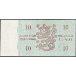 Finlande - Pick 104a_83 - 10 markkaa - Litt. A - Série Ä - 1963 (1968) - Etat : SUP+