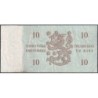 Finlande - Pick 104a_92 - 10 markkaa - Litt. A - Série AF - 1963 (1968) - Etat : TTB