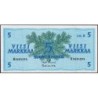 Finlande - Pick 106Aa_19 - 5 markkaa - Litt. B - Série U - 1963 (1980) - Etat : TTB+