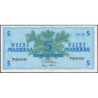 Finlande - Pick 106Aa_29 - 5 markkaa - Litt. B - Série P - 1963 (1980) - Etat : TTB