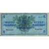 Finlande - Pick 106Aa_29 - 5 markkaa - Litt. B - Série P - 1963 (1980) - Etat : TTB