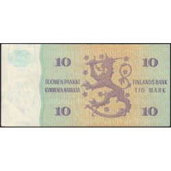 Finlande - Pick 112a_1 - 10 markkaa - Litt. A - 1980 (1984) - Etat : SUP