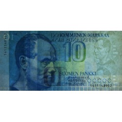 Finlande - Pick 113a_9b - 10 markkaa - 1986 - Etat : TTB+