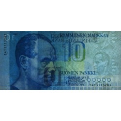 Finlande - Pick 113a_12b - 10 markkaa - 1986 - Etat : TTB+