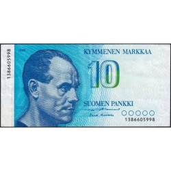 Finlande - Pick 113a_15b - 10 markkaa - 1986 - Etat : TTB