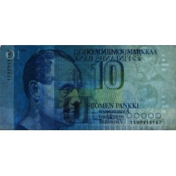 Finlande - Pick 113a_16a - 10 markkaa - 1986 - Etat : TTB